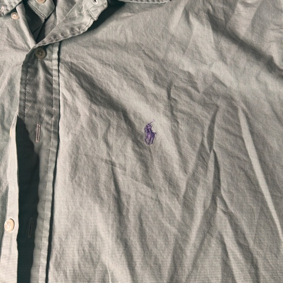 POLO RALPH LAUREN Shirt Mens XL Turquoise Button Down - Picture 3 of 6